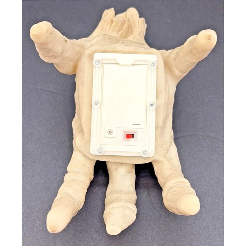 Happy Halloween Animated Crawling Hand Halloween Prop Sound & Voice Activated